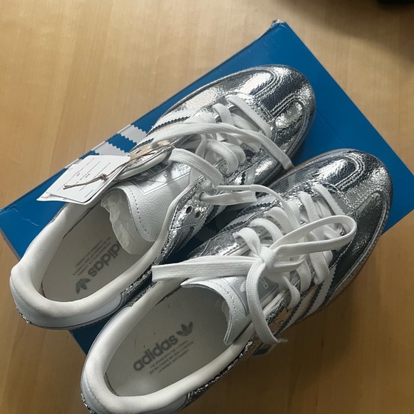 ADIDAS Samba OG Metallic Leather Sneakers - Picture 5 of 5
